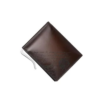 BERLUTI Leather Wallet Men's Cocoa Brown