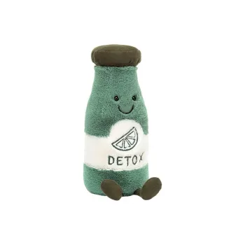JELLYCAT Fun Food Collection Detoxifying Green Dolls Plush Doll 19cm Height