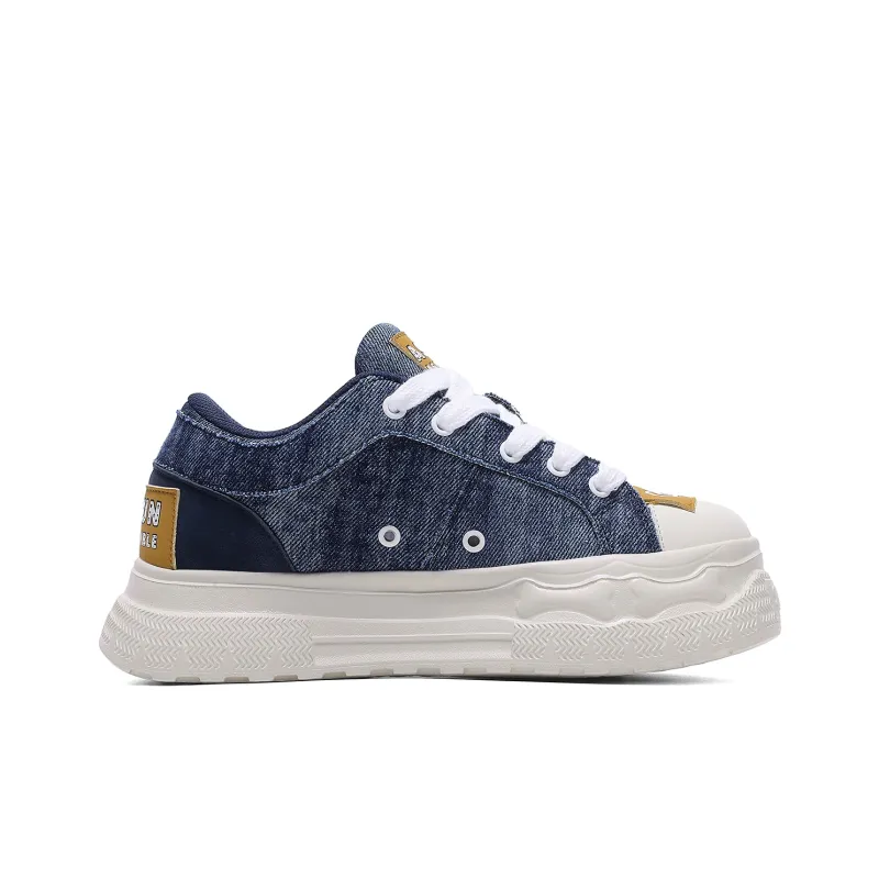 Q AND Cushioning Coverage Height Increasing Abrasion Resistant Low Top Skateboard Shoes Unisex-16