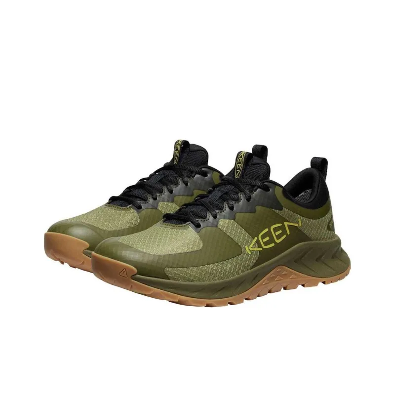 KEEN Versacore Anti Slip And Wear Resistant Water Resistant Low Top Trekking Shoes Men's Green-3