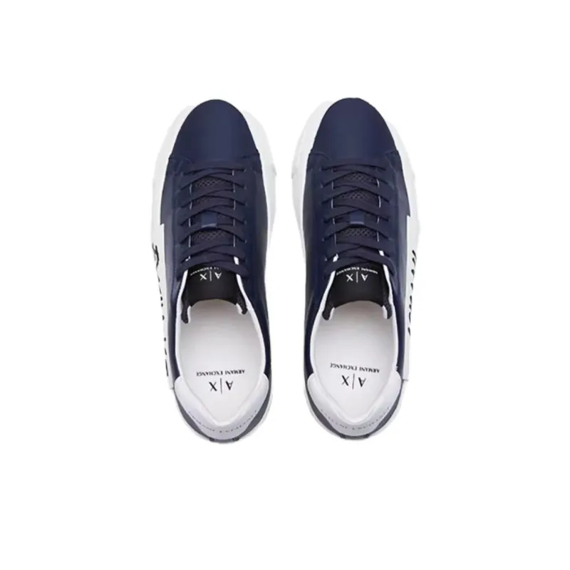 ARMANI EXCHANGEAE Low Top Skateboard Shoes Men's Blue-3