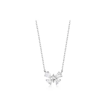 WANLIACC Alloy Starlight Butterfly Necklace Women's