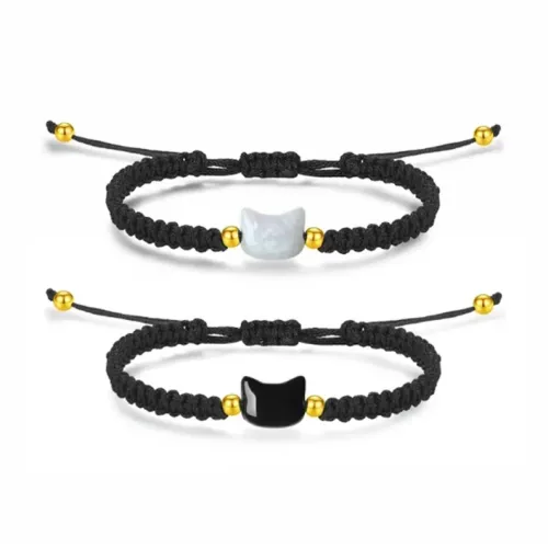 Muyan Alloy Lucky Kitten Bracelet Women's