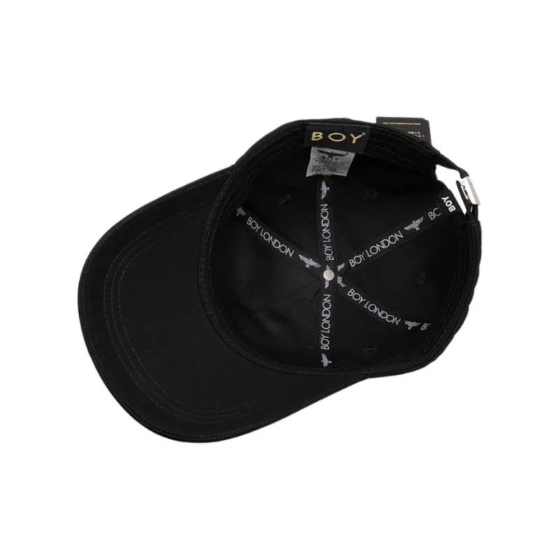 Boy London Cotton Polyester Baseball Caps Unisex Black-2