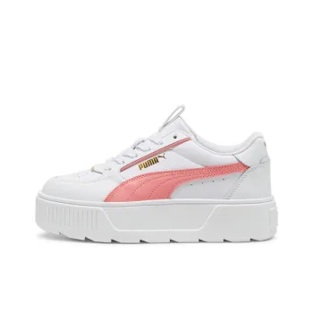 PUMA KARMEN REBELLE Anti-Slip Wear-Resistant Low-Top Kids' Skateboarding Shoes White Pink Teenagers
