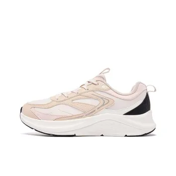 QIAODAN Slip Resistant, Abrasion Resistant, Waterproof Low Top Running Shoes Women's Pink