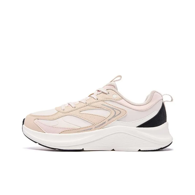 QIAODAN Slip Resistant, Abrasion Resistant, Waterproof Low Top Running Shoes Women's Pink-0