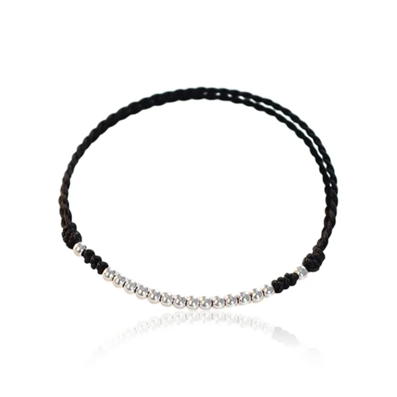 FOREVER MELODY 925 Sterling Silver Rope Bracelets Unisex-0