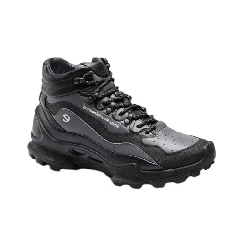 White Mountaineering x Ecco BIOM Capsule High Top Outdoor Shoes Women's Black-1