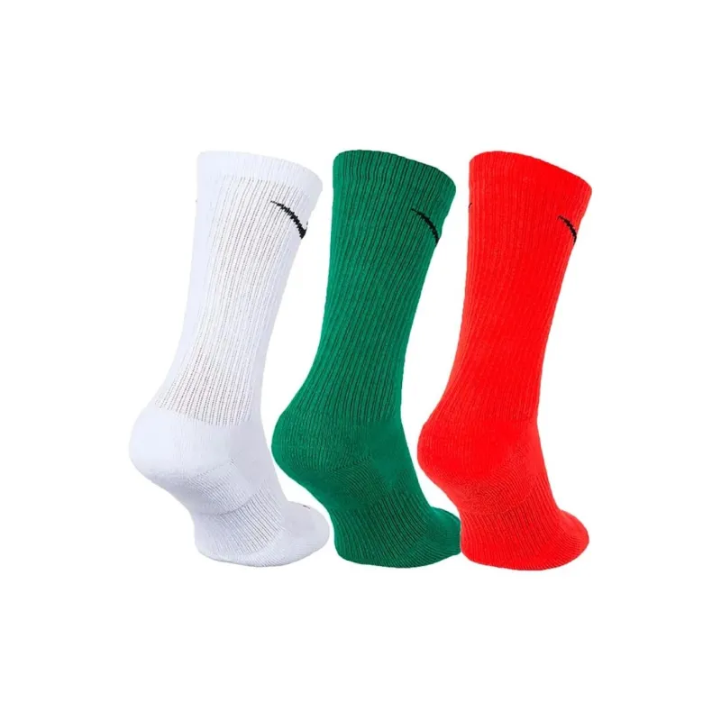 Nike Training Crew Socks Mid Calf Socks Unisex 3 Pack-3