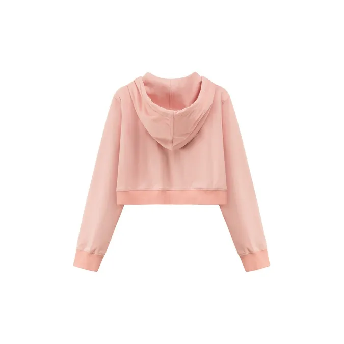 CHUU Cropped Coat Women's Light Pink-1
