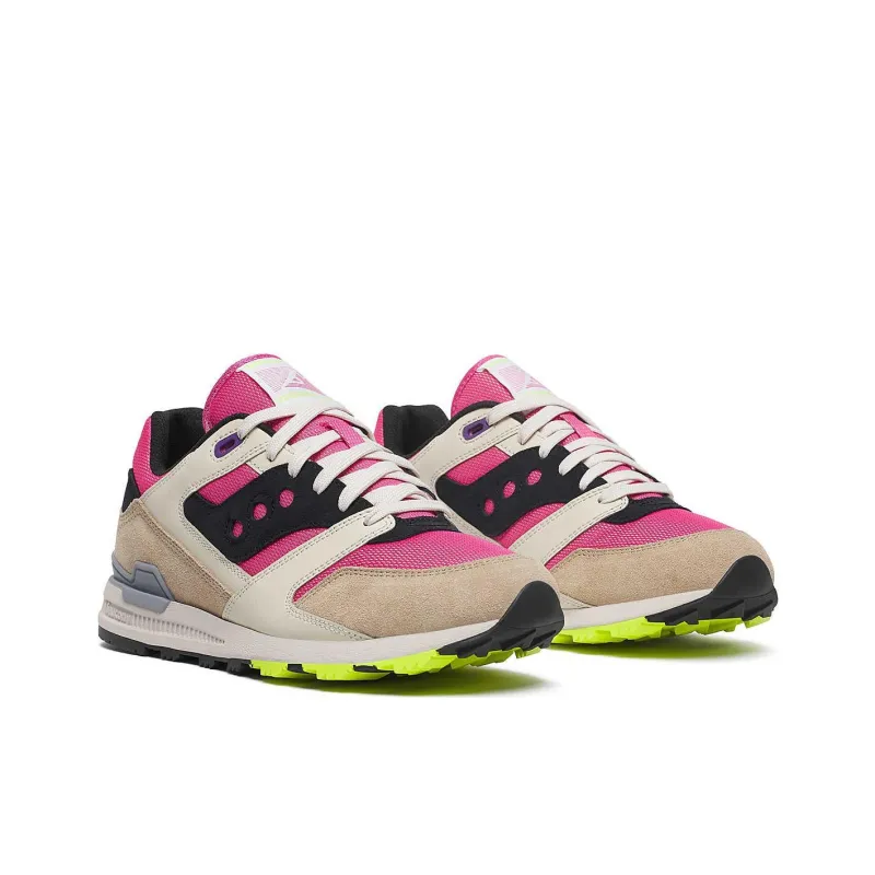 Saucony COURAGEOUS Anti Slip Wear Resistant Low Top Casual Shoes Unisex Pink-2
