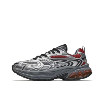 Anta OG2000 Anti Slip Wear Resistant Low Top Running Shoes Women's Silver Black Red