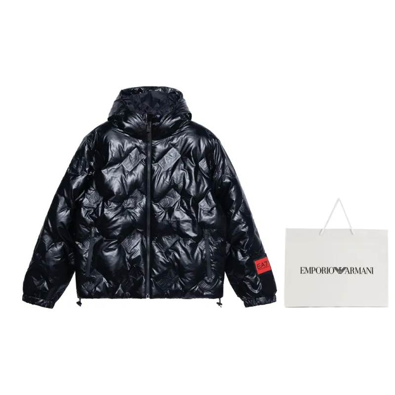 EMPORIO ARMANI EA7 FW23 Jackets Coats Men's Black-6