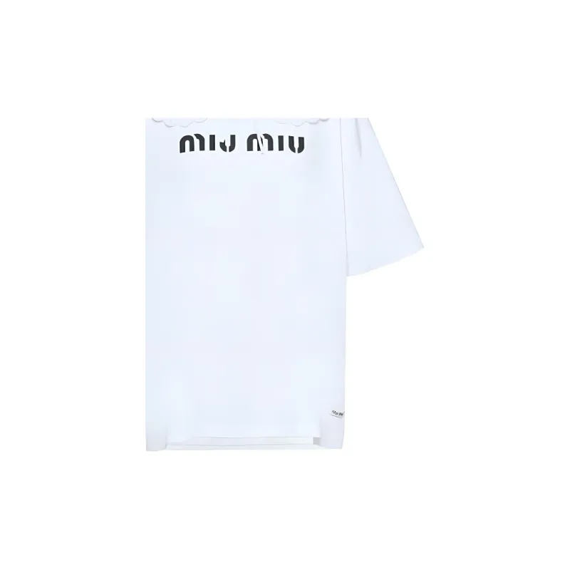 MIU MIU T-Shirts Women's White-5