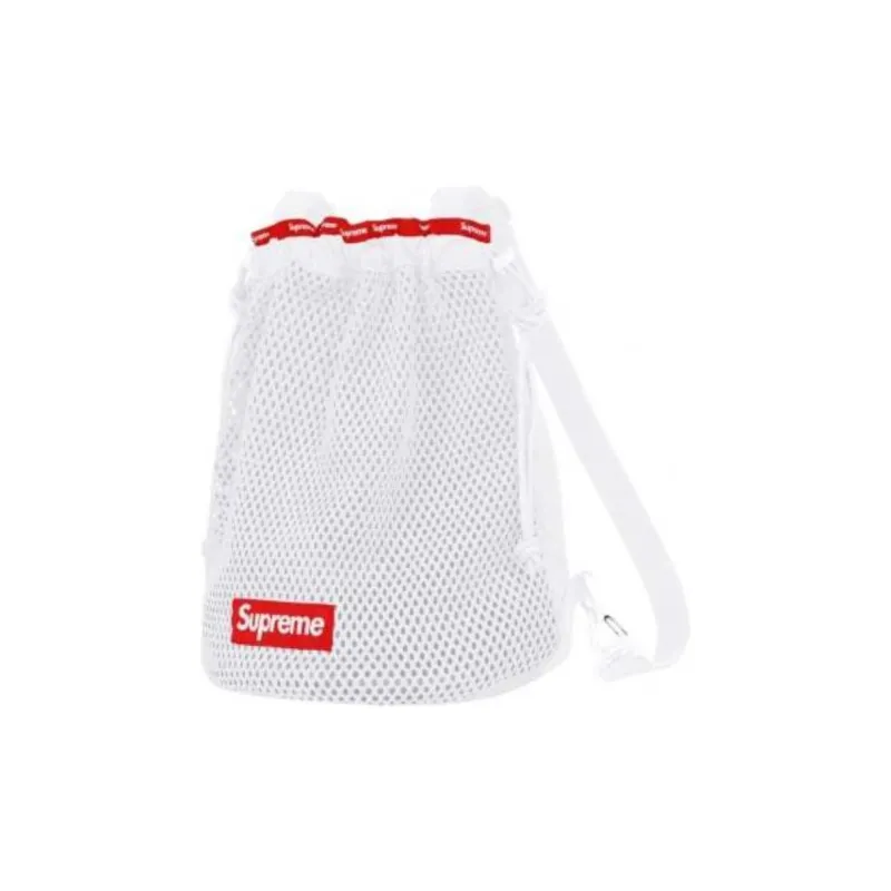 Supreme Nylon Backpack Trumpets Unisex White-2
