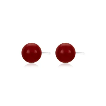 MCK Sterling Silver Stud Earrings Women's