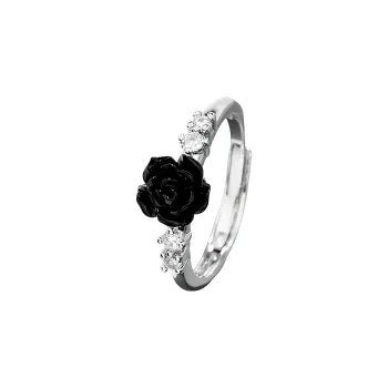 Listen To The Flowers Bloom Zircon Rings Women's
