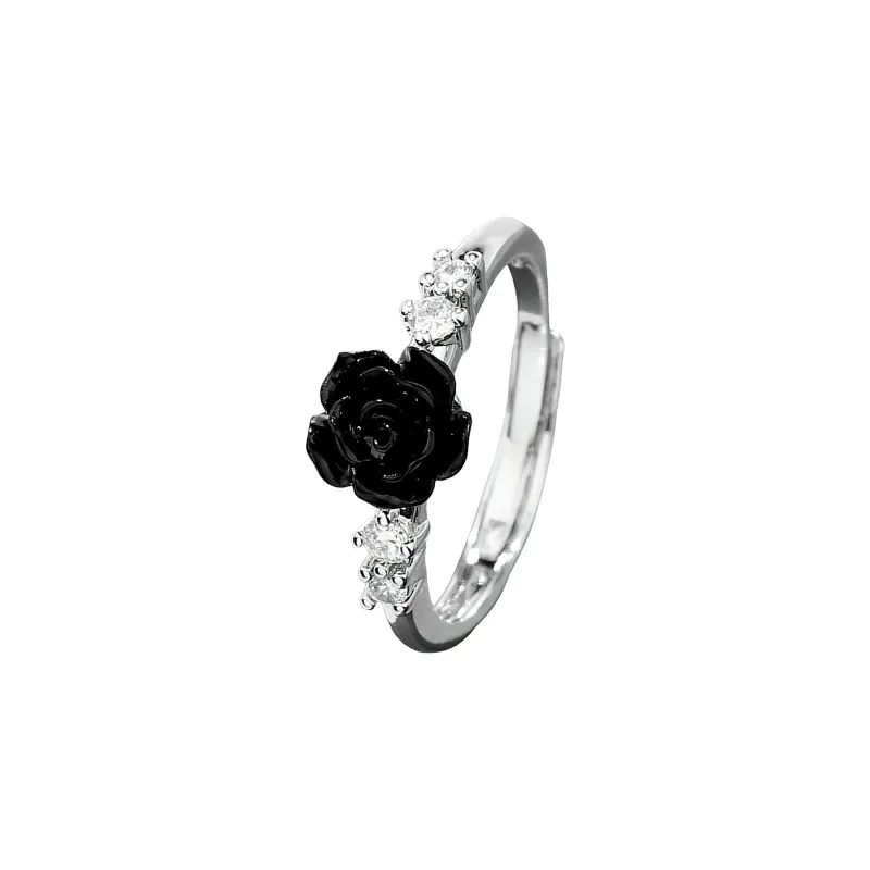Listen To The Flowers Bloom Zircon Rings Women's-0