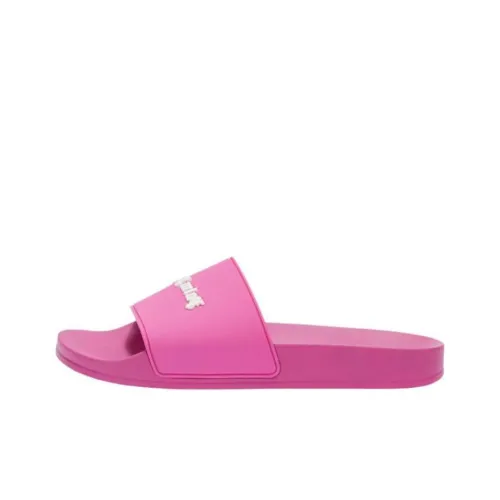 PALM ANGELS Logo-appliqué Flat Slides