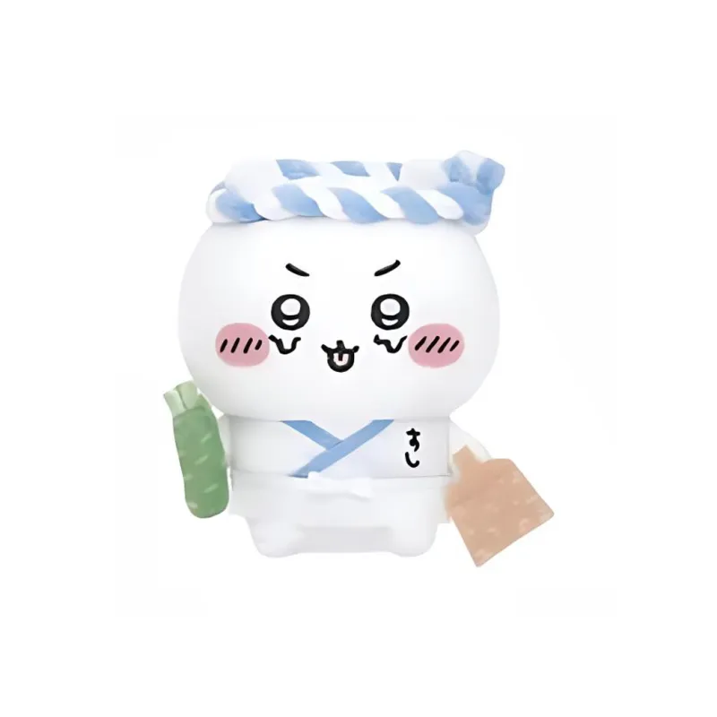 Chiikawa Jiikawa Jiikawa Sushi Sitting Mini Plush Toy Hachiku-0