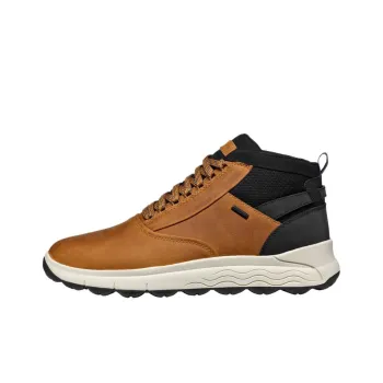 GEOX Spherica 4x4 Ab Anti-Slip Wear-Resistant Mid-Top Casual Shoes Men's Brown