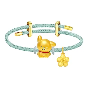 Danfu Gold Bracelet Unisex