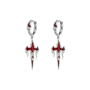 Asia Star Alloy Earrings Unisex
