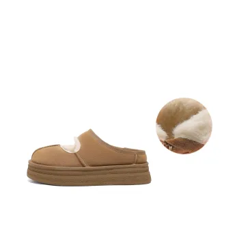 BELLE Rubber Sole Abrasion Resistant Slip Resistant Wrap toe Slippers Women's