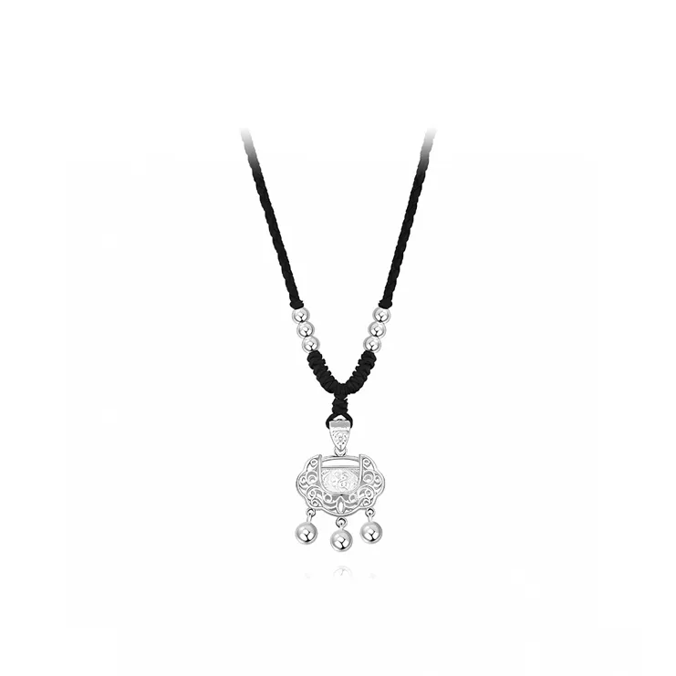 GLOIRE S999 Fine Silver Necklaces Unisex Elegant Luxe Minimalist Style Advanced Versatile Everyday Commute Anniversary-0