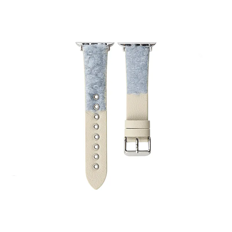 Vobafe Watch Band Apple Compatibility Genuine Leather Material-2
