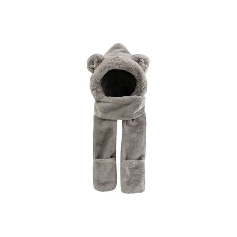 Yalu Polyester Hoods & Plush Hats Unisex-2