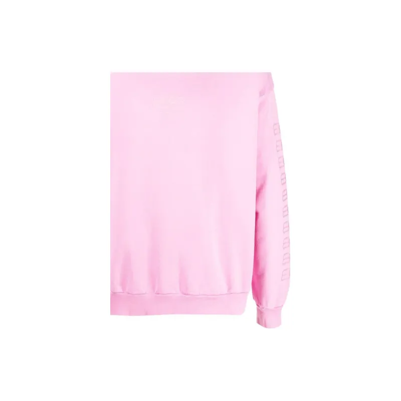 Balenciaga Bb Paris Icon Oversized Sweatshirt Pink-7