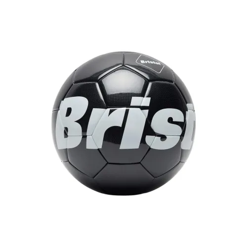 F.C Real Bristol Size 5 Ball Soccer PU Men's Black
