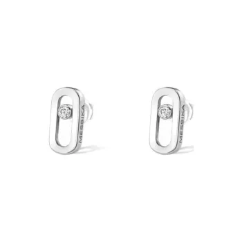 MESSIKA 18K White Gold Stud Earrings Women's White Gold