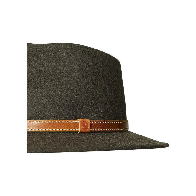 Fjallraven Wool Top Hats Unisex Black Olive-1