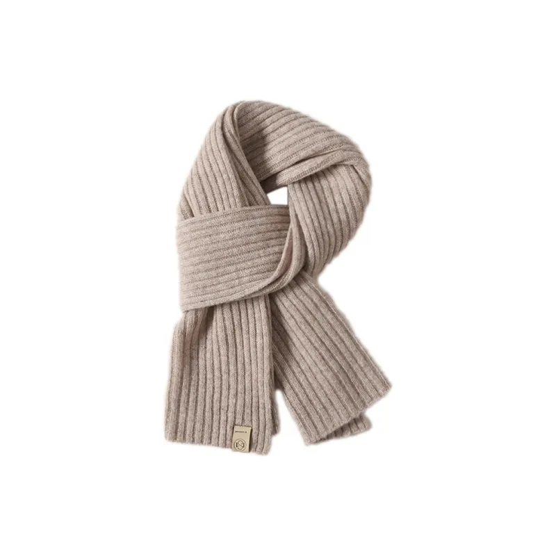 MILLIE'S Wool Knit Scarves Unisex-3