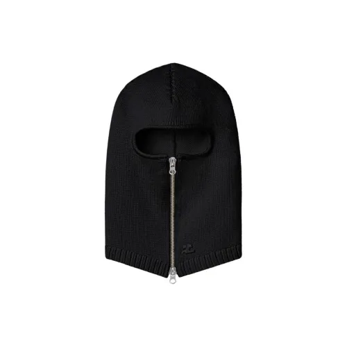 COURREGES Merino Wool Hats & Caps Women's Black