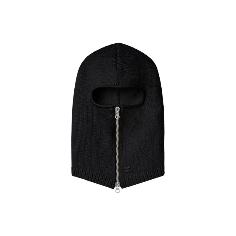 COURREGES Merino Wool Hats & Caps Women's Black-0