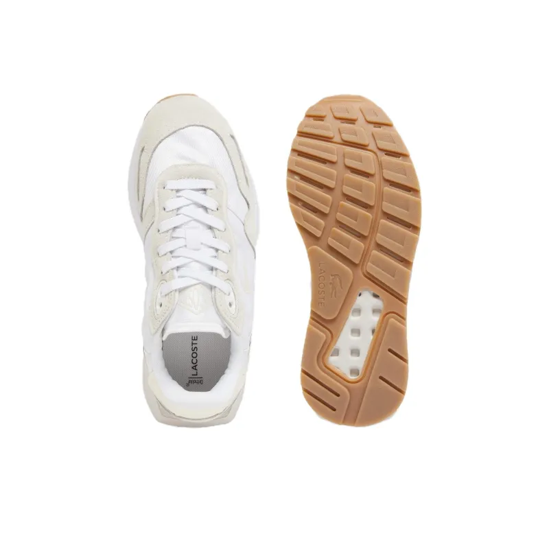 LACOSTE Partner 70S Slip Resistant Low Top Casual Shoes Women's White Beige-5