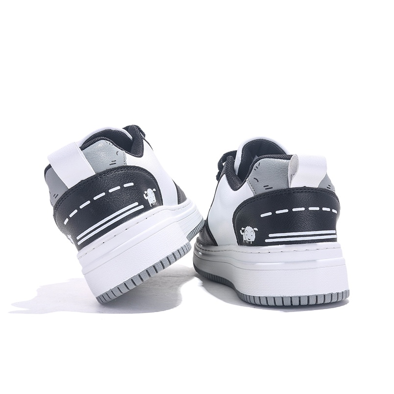 Jifffly Skateboarding Shoes Unisex Swag Ecru US M 8.5 - POIZON