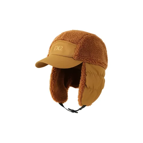 EX2 YIHAISHI Lambswool Trapper Hats Unisex Multicolor