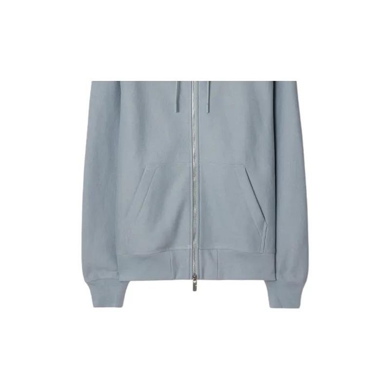 Burberry Logo print Zip up Hoodie-5