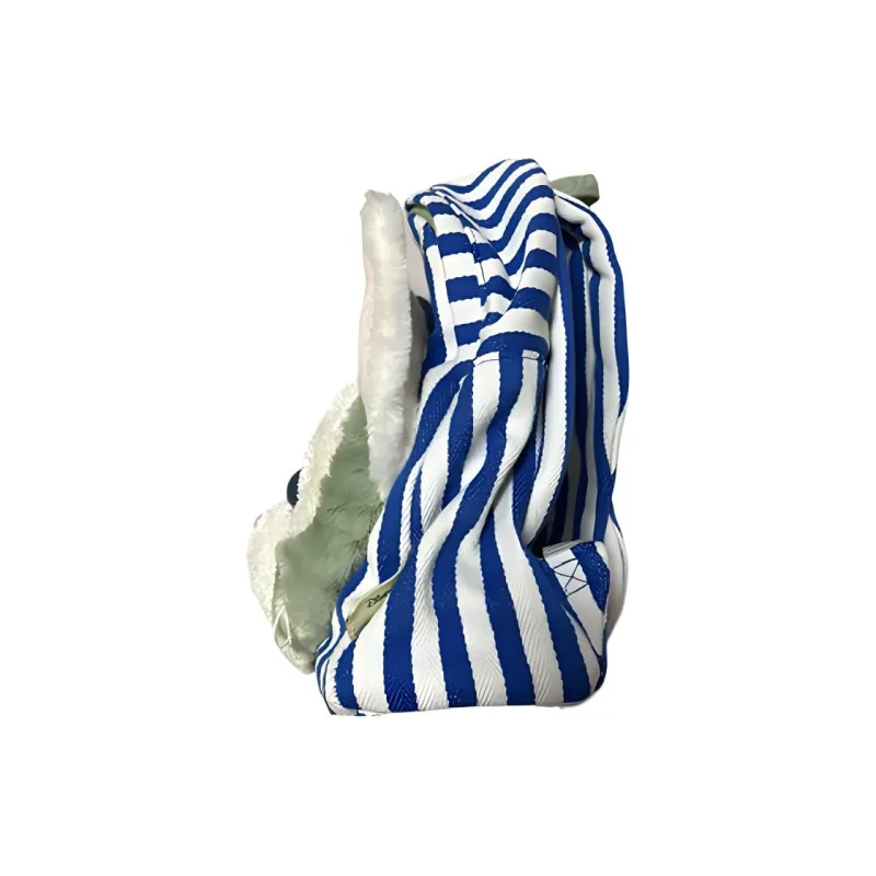 Disney Canvas Backpack Regular Unisex Blue & White & Green-1