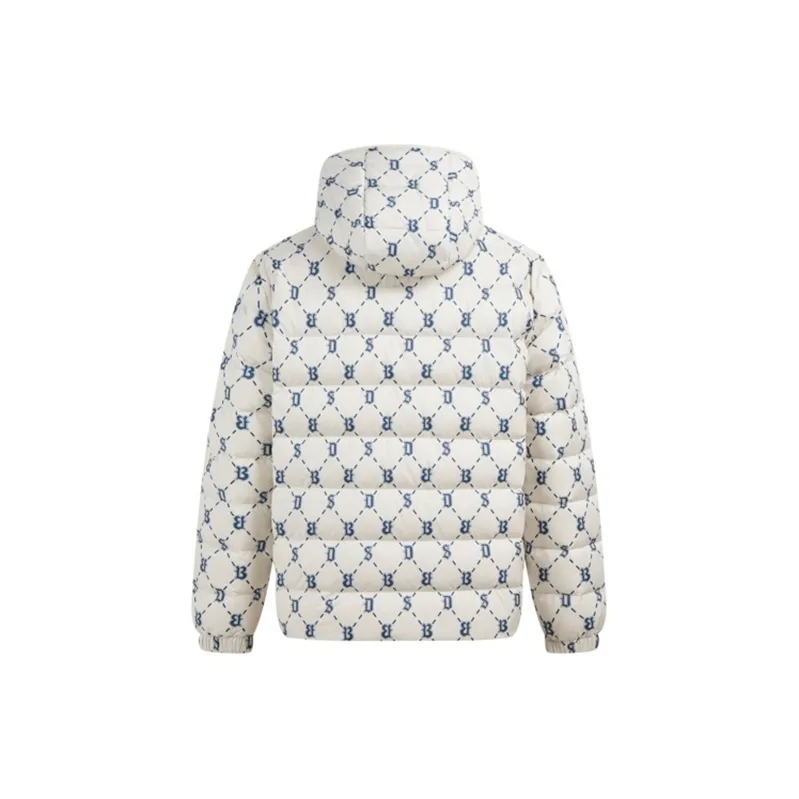 BOSIDENG Down Jacket Unisex Beige Classic Old Floral 9T48+Necklaces-1