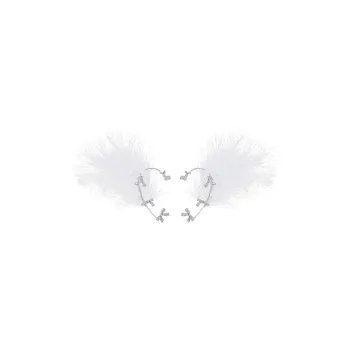 Drejew Rhinestone Clip On Earrings Women's