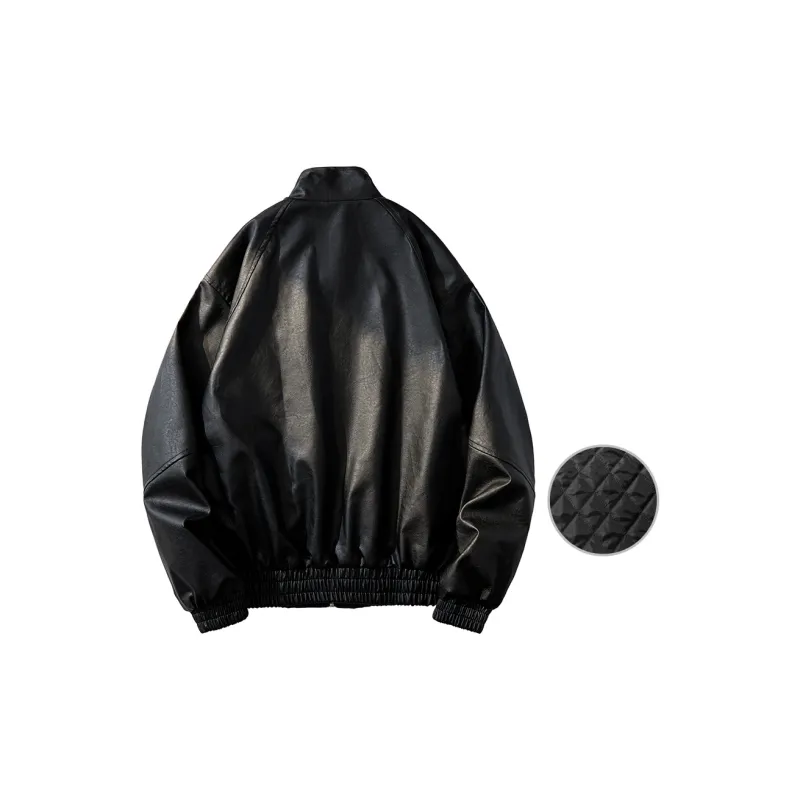 LOOX! Leather Jacket Coat Unisex-5