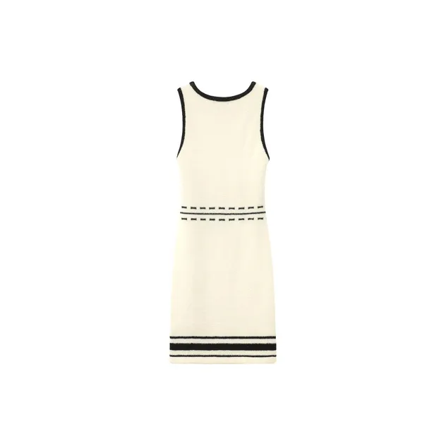 CHUU Sleeveless Dress Women's White Apricot-1