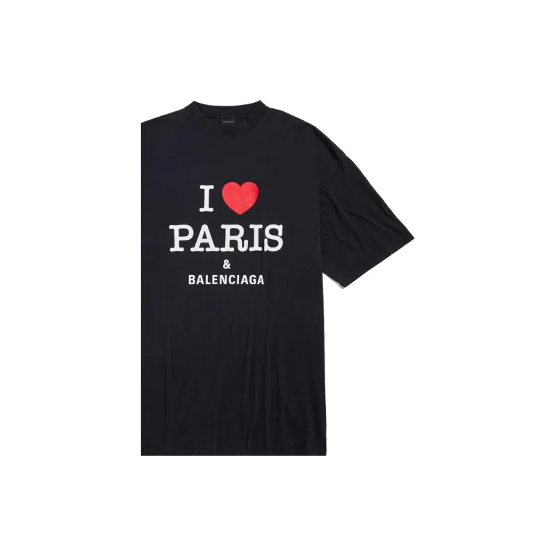 Balenciaga FW24 Short Sleeved Dresses Regular Fit Women's Black-3