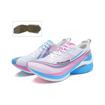 IRUNSVAN Low Top Running Shoes Unisex Mismatched New Plum Wine